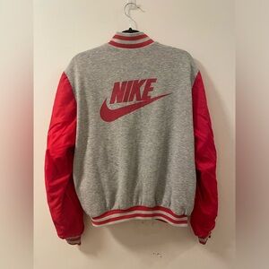 Reversible vintage L 1980s Nike varsity bomber